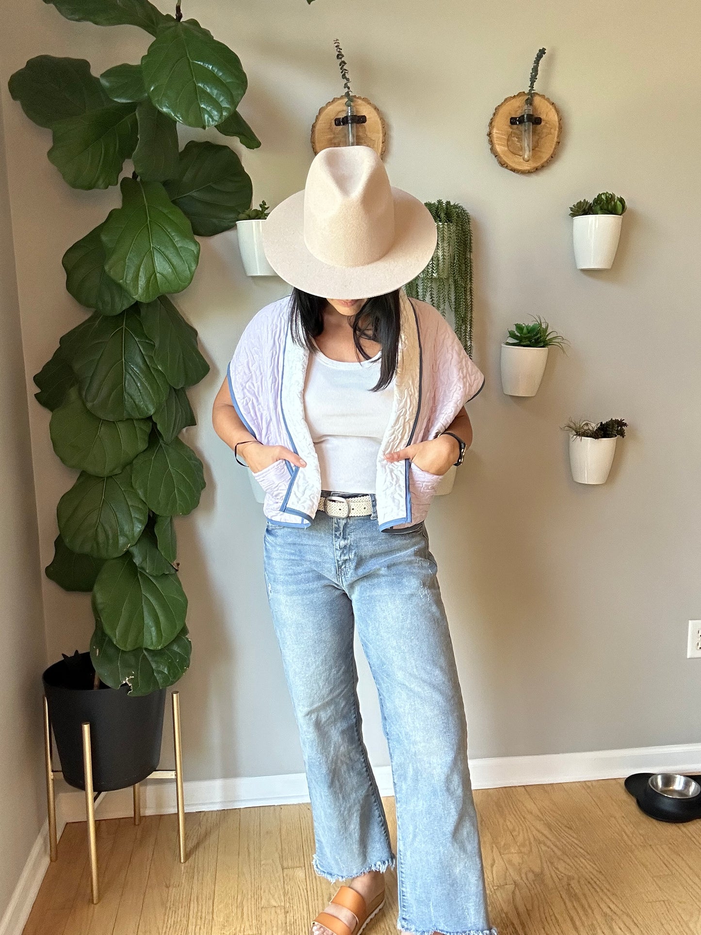 Cropped Quilt Vest
