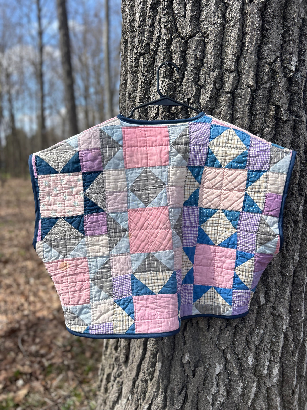 Cropped Quilt Vest