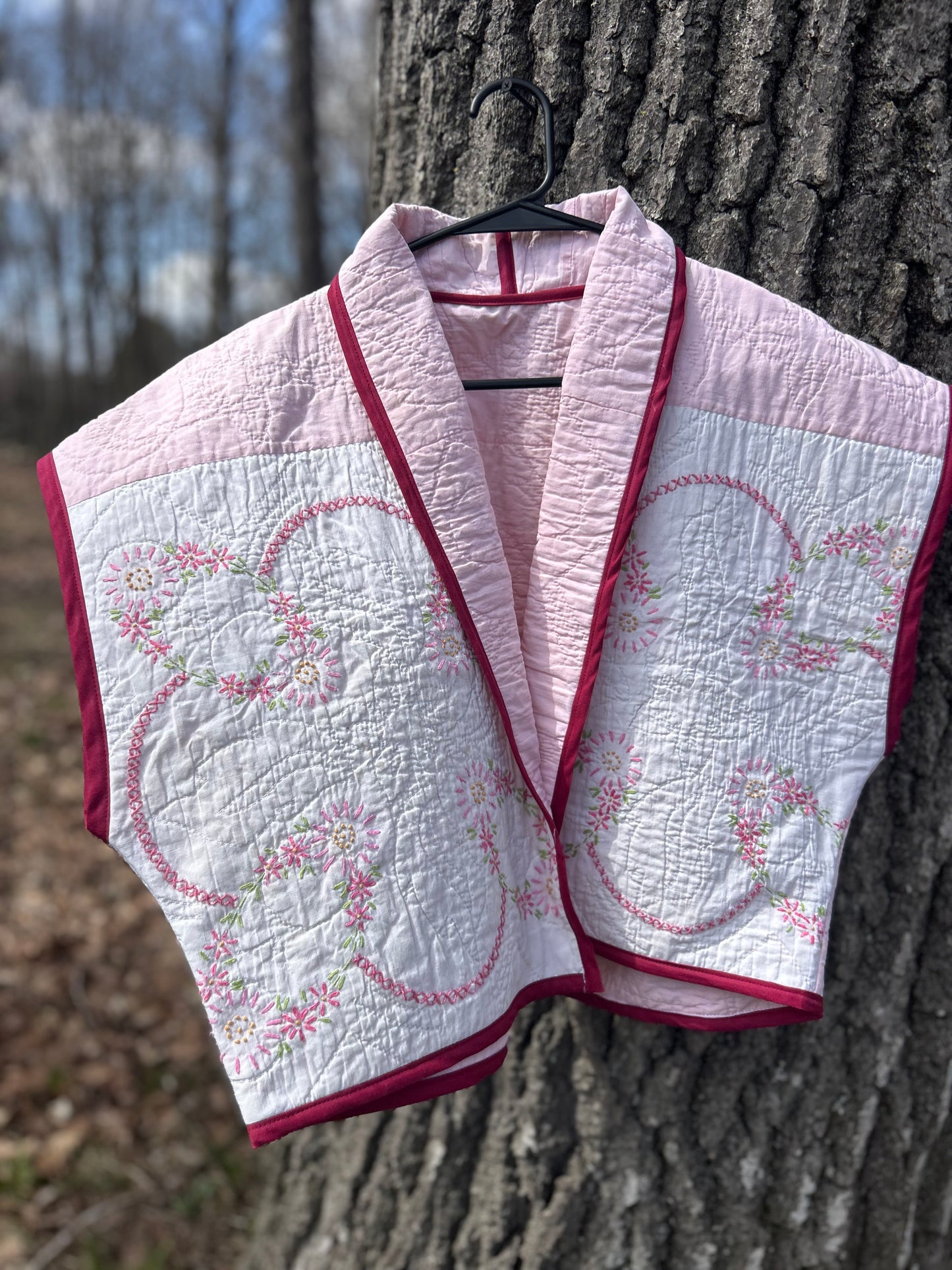 Cropped Quilt Vest