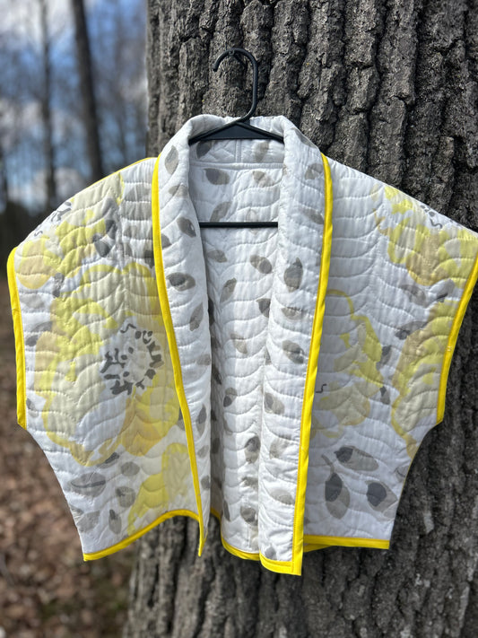 Cropped Quilt Vest