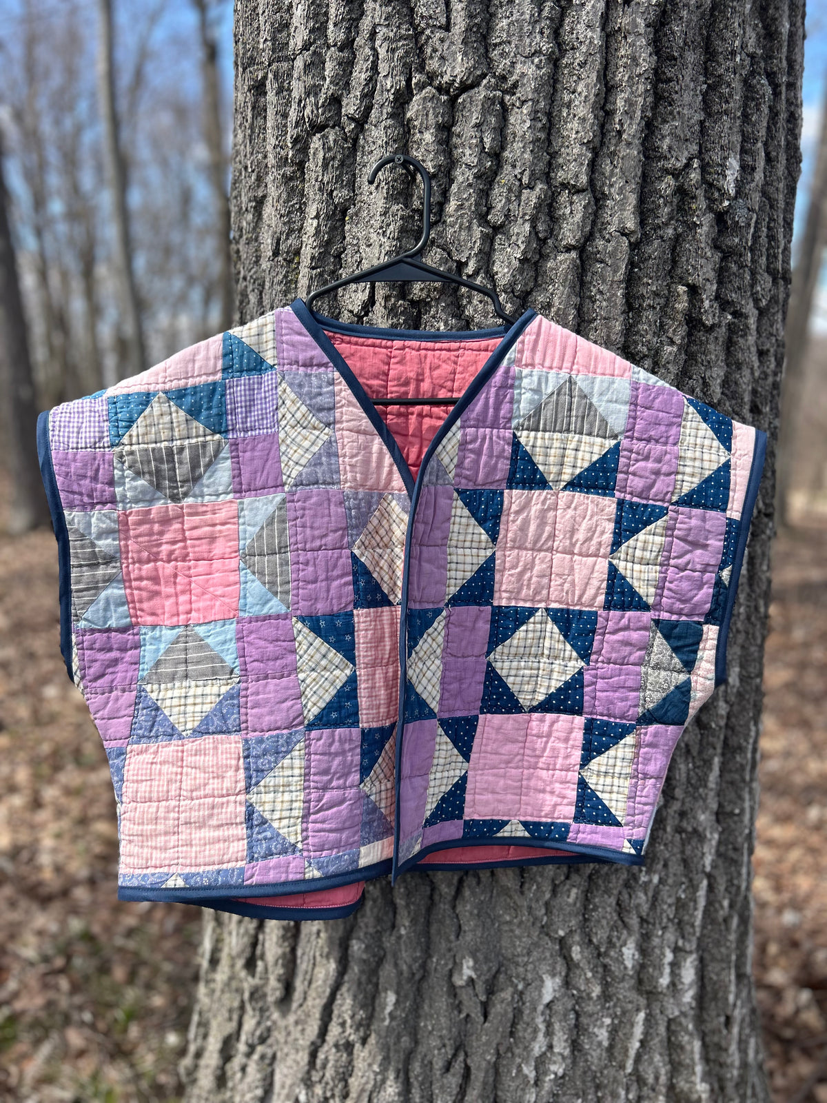 Cropped Quilt Vest