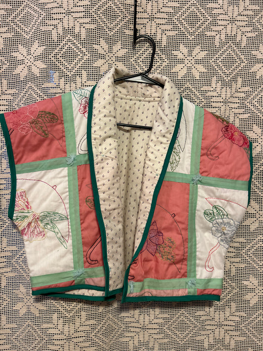 Cropped Quilt Vest