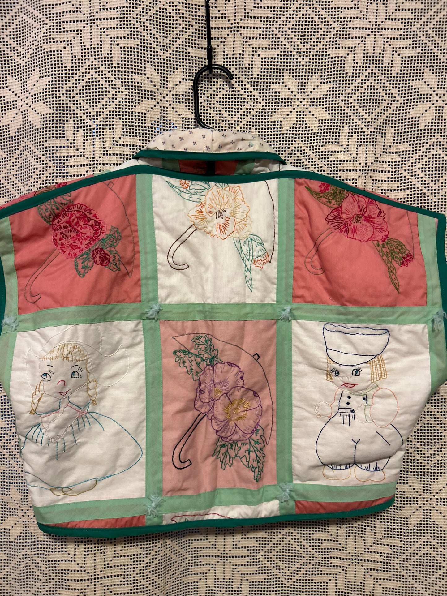 Cropped Quilt Vest
